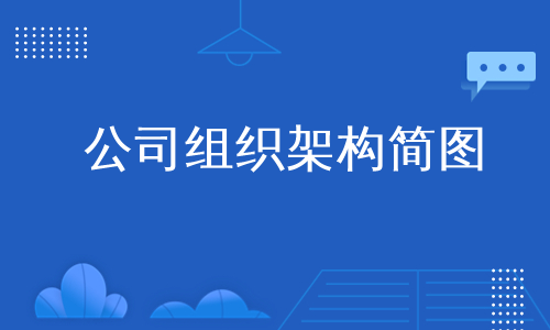 公司组织架构简图