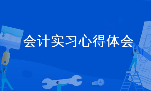 会计实习心得体会