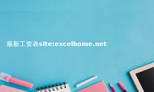 最新工资表site:excelhome.net