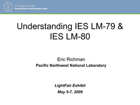 Understanding IES LM-79 & IES LM-80