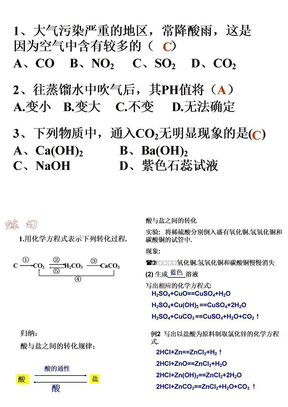 物质的转化规律2