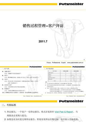 销售过程管理之客户拜访