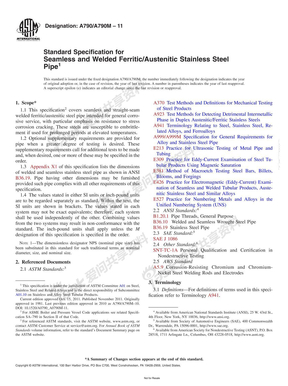 ASTM A790-A790M 2011 英文最新版