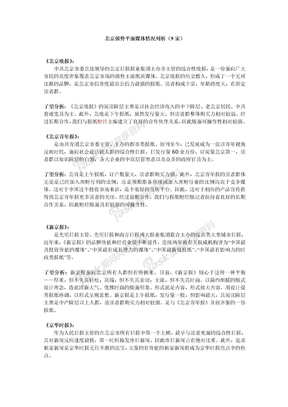 北京媒体分析2009