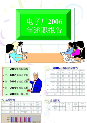 电子厂述职报告2015