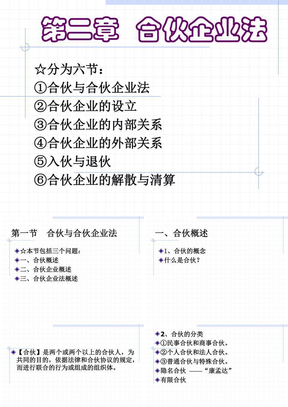 0202第二章  合伙企业法