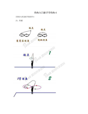 钓鱼入门新手学钓鱼6