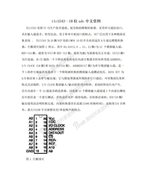 tlc1543—10位adc中文资料
