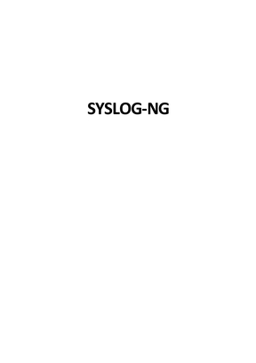 syslog