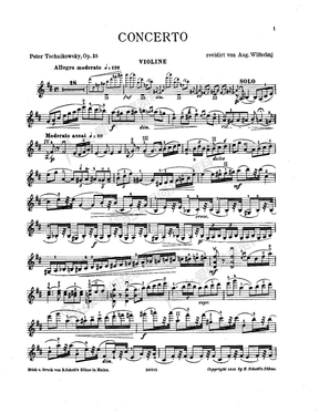 Tchaikovsky violin solo