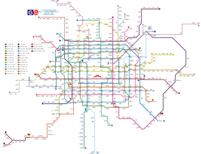 北京地鐵最新規劃圖