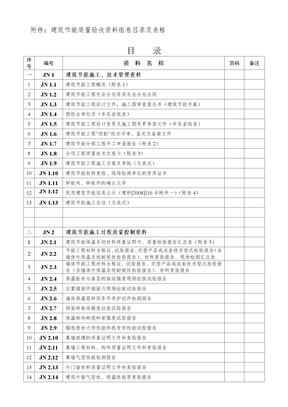 节能目录及表格