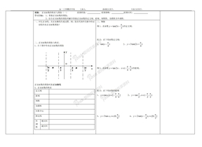 正切函数的性质与图像   学案