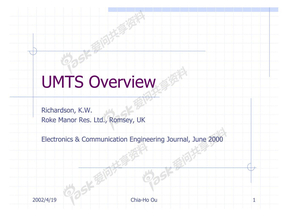 UMTS+Overview
