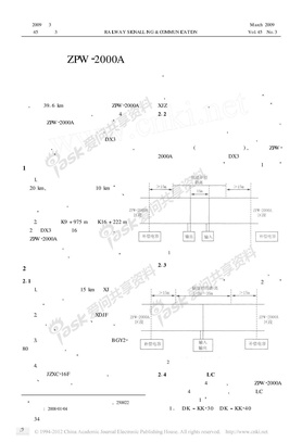 ZPW-2000A型移频自动闭塞的运用-王志维 铁道通信信号 2009-03