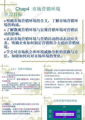 Chap4 营销环境