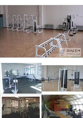 深圳健身房装修设计效果图12张