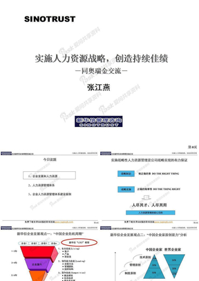 实施人力资源战略