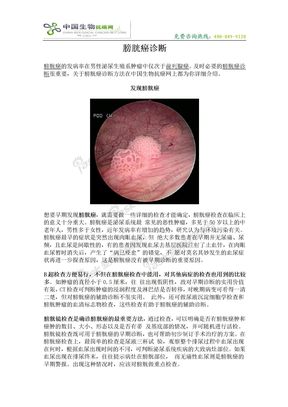 膀胱癌诊断