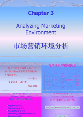 市场营销学营销环境分析ppt课件