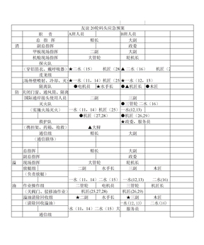 新码头应急预案