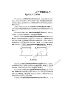 超声波探伤原理