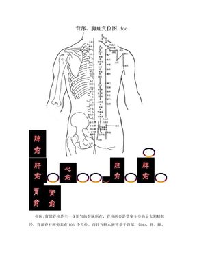 背部、脚底穴位图.doc