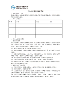 北京某大学体育文化综合馆钢结构工程劳动力安排及其保证措施