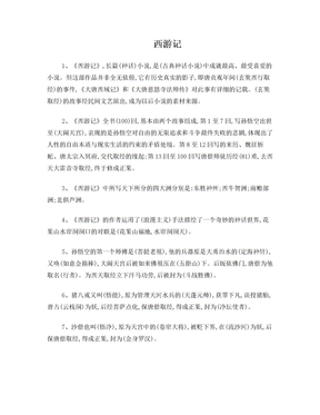 四大名著Microsoft Word 文档