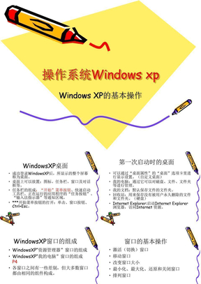 Windows xp基本操作