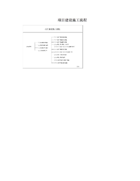 项目建设施工流程