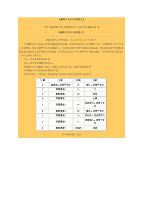 电脑串口及并口连接线大全