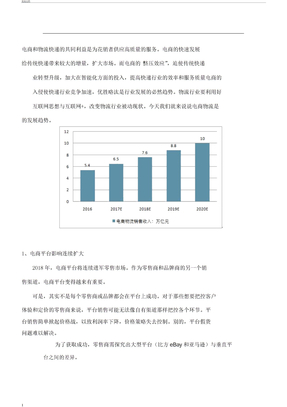 电商物流发展趋势