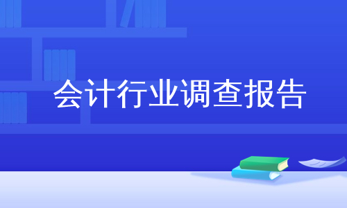 会计行业调查报告