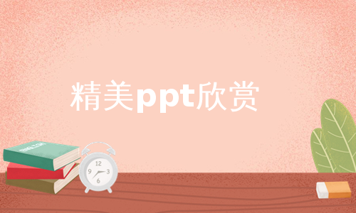 精美ppt欣赏