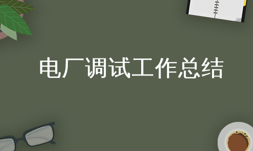 电厂调试工作总结