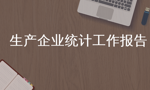 生产企业统计工作报告