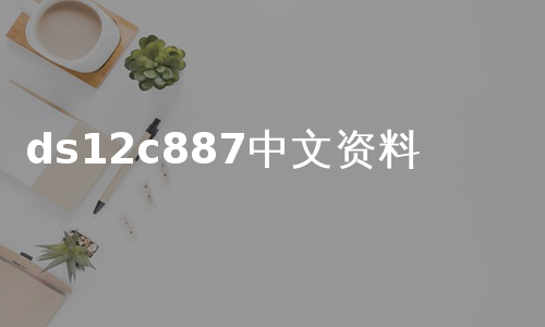ds12c887中文资料