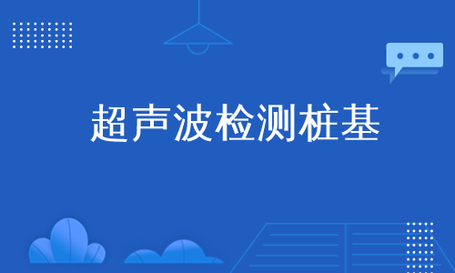 超声波检测桩基