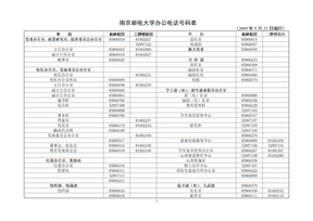 电话簿-南邮