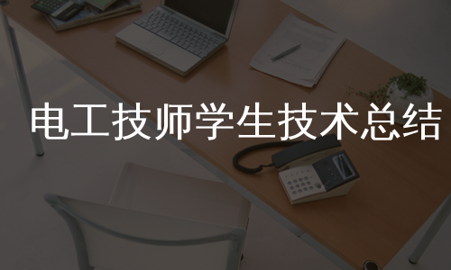 电工技师学生技术总结