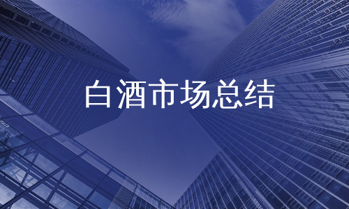 白酒市场总结