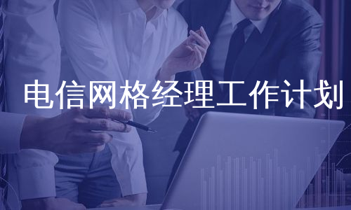 电信网格经理工作计划