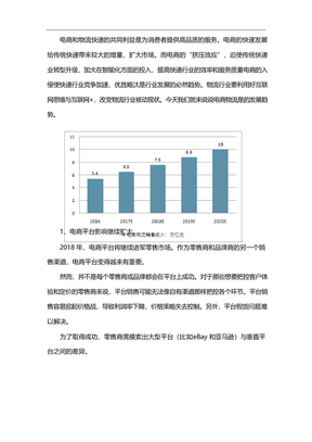 电商物流发展趋势