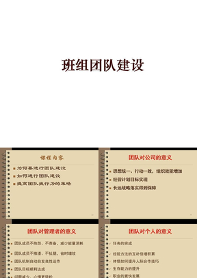 班组团队建设