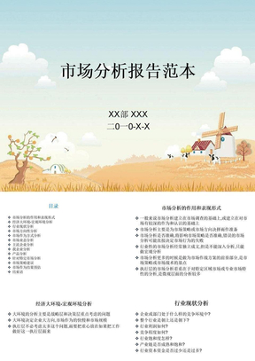 市场分析报告