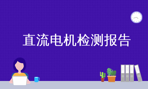 直流电机检测报告