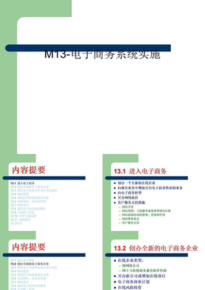 M13-电子商务系统实施