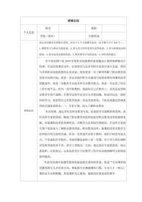 研修总结