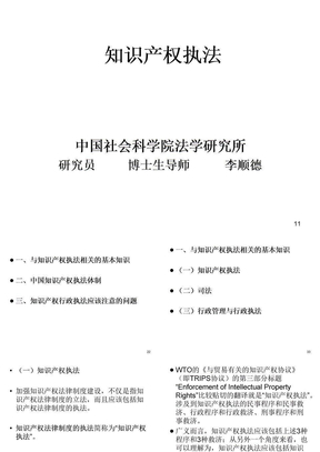 知识产权执法55资料讲解